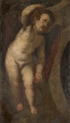 Un putto debout