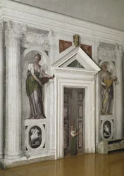 Vue de la salle cruciforme, vers 1561