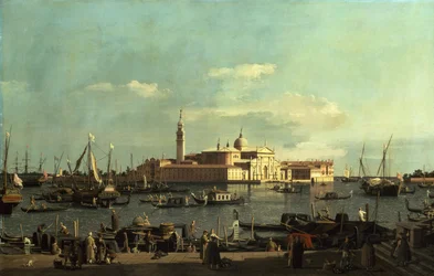 Vue du bassin de San Marco depuis la Riva Degli Schiavoni, Venise