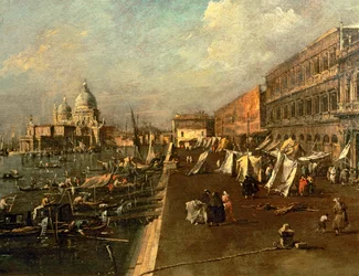 Riva dei Schiavoni, Punta della Dogana et Chiesa della Salute, Venise