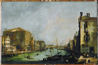 Le Canal Grande à Venise (peinture sur toile)