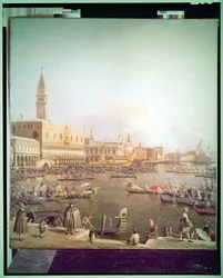 Le Molo et le Palais des Doges depuis le Bacino Di San Marco