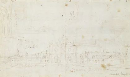 Murano : San Giovanni Dei Battuti, avec Venise au loin, vers 1735-40