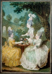 Dames de Montesson, Crest et Damas prenant l