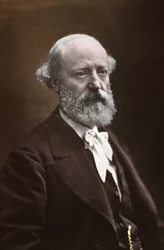 Eugène Viollet Le Duc, vers 1870-1875 (photo n/b)