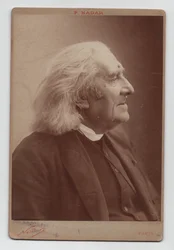 Franz Liszt (1811-1886) (1886, photographie)