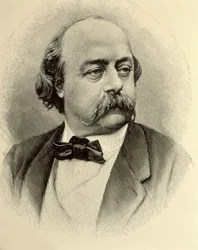 FLAUBERT, Gustave (1821-1880). Écrivain anglais. Gravure