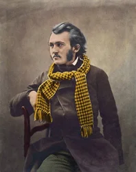 Gustave Doré (1832-1883) par Félix Nadar - coloration ultérieure