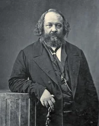Portrait de Mikhaïl Aleksandrovitch Bakounine, vers 1860