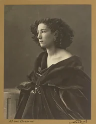 Portrait de Sarah Bernhardt en 1864 par Nadar