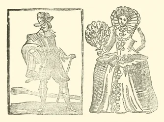 Illustration pour The Roxburghe Ballads (gravure sur bois)