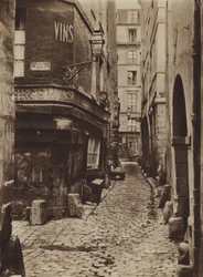 Rue Glatigny en 1865, prise du côté du quai