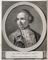 Capitaine James Cook, membre de la Société royale de Londres