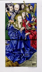 La Vierge entourée des apôtres (reproduction d