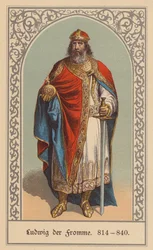 Louis le Pieux, roi des Francs et empereur du Saint-Empire romain germanique