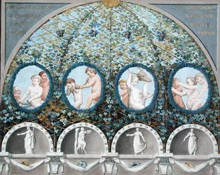 Conception pour un plafond en fresque, publié vers 1780