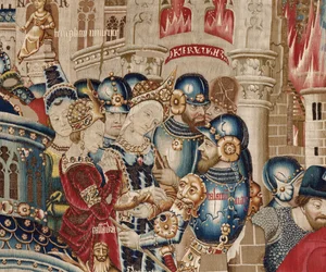 La guerre de Troie : La destruction de Troie, c.1470