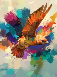 Oiseau peint 3