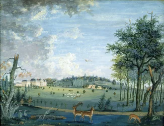 Parc du Raincy, le Château et les Rochers, vers 1754-93