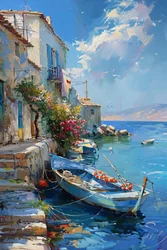 Bateau traditionnel dans le port d