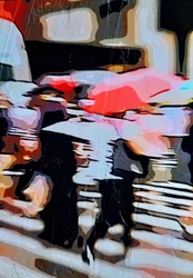 Parapluie rouge