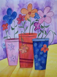 Pots de fleurs