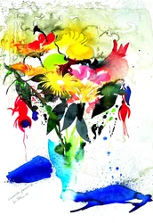 Fleurs de novembre II 56x36