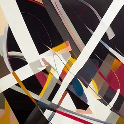 Éclaboussures de couleurs abstraites Design créatif, toiles d