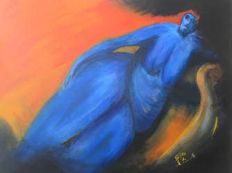 La femme bleue