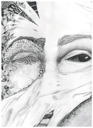 Portrait en mosaïque