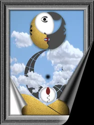 Décalcomanie (II) (De la série : Images de la vie du prince sans oiseau)