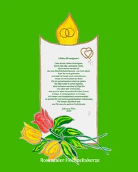 Bougie de mariage Rosentaler