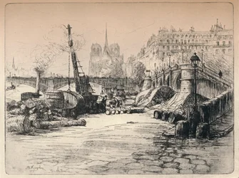 Notre-Dame et le quai de Béthune