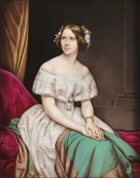 Portrait de Francisca de Bragance, Princesse de Joinville