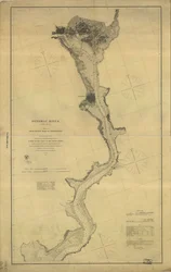 Rivière Potomac (en quatre feuilles) : Feuille no. 4, de Indian Head à Georgetown
