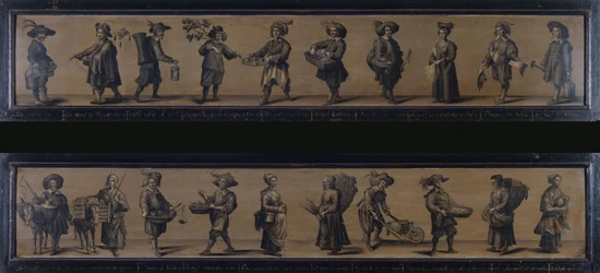 Les Cris de Paris, en 1634