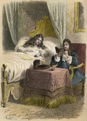 Louis XIV roi de France aimait entendre Jean Racine lire et l