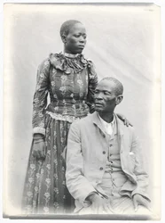 Khama et sa femme, c.1910