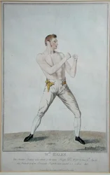 Wm. Eales, le professeur scientifique dans son attitude de défense personnelle, publié en 1819