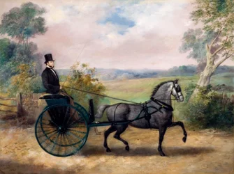 Homme en gig, 1862