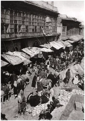 Le marché Sheikh Gazal à Ashar, Bassora, Irak, 1925