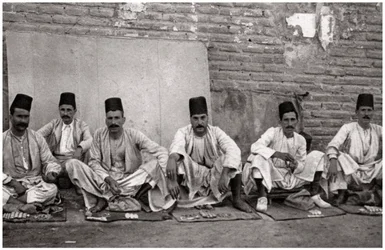 Changeurs de monnaie turcs, Bagdad, Irak, 1925