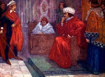 ...Je vous envoie en prison, dit le juge Gascoigne, 14ème siècle, 1905