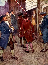 Le magasin de Richards devint bientôt à la mode, années 1750, 1905