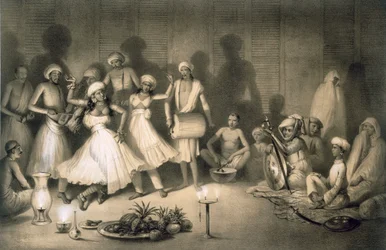 Danse des filles Nautch, pub. 1858