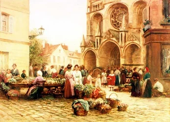 La place de la cathédrale