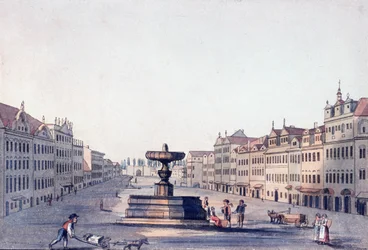Marché aux chevaux, vers 1810