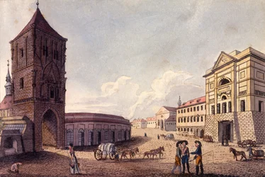 Tour Poudrière et Hybern Customs House, Prague, c.1810