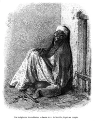 Une femme de Santa Marta, Colombie, 19e siècle