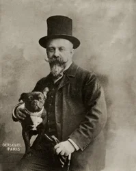 Portrait de l ecrivain Henri Gauthier , Villars dit Willy (photo)